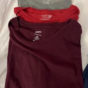 Sonoma Red and Gray Short Sleeve T-Shirt